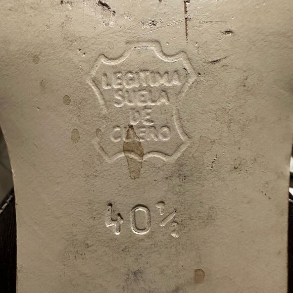 Jorge-Juan Ankle Wrap Western Boho Sandals ~ 40.5 - Picture 12 of 15